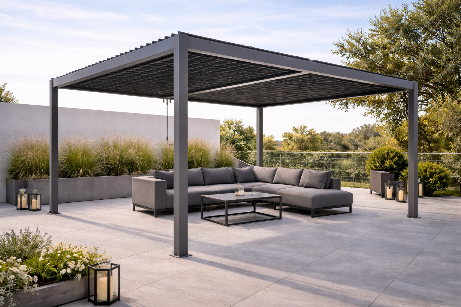 Pergola grey