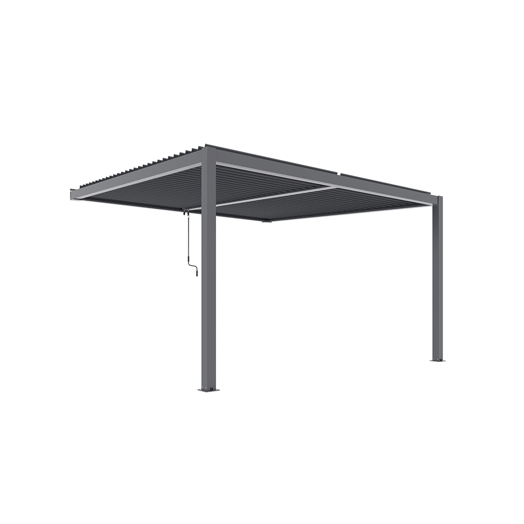Pergola grey Wandmontage