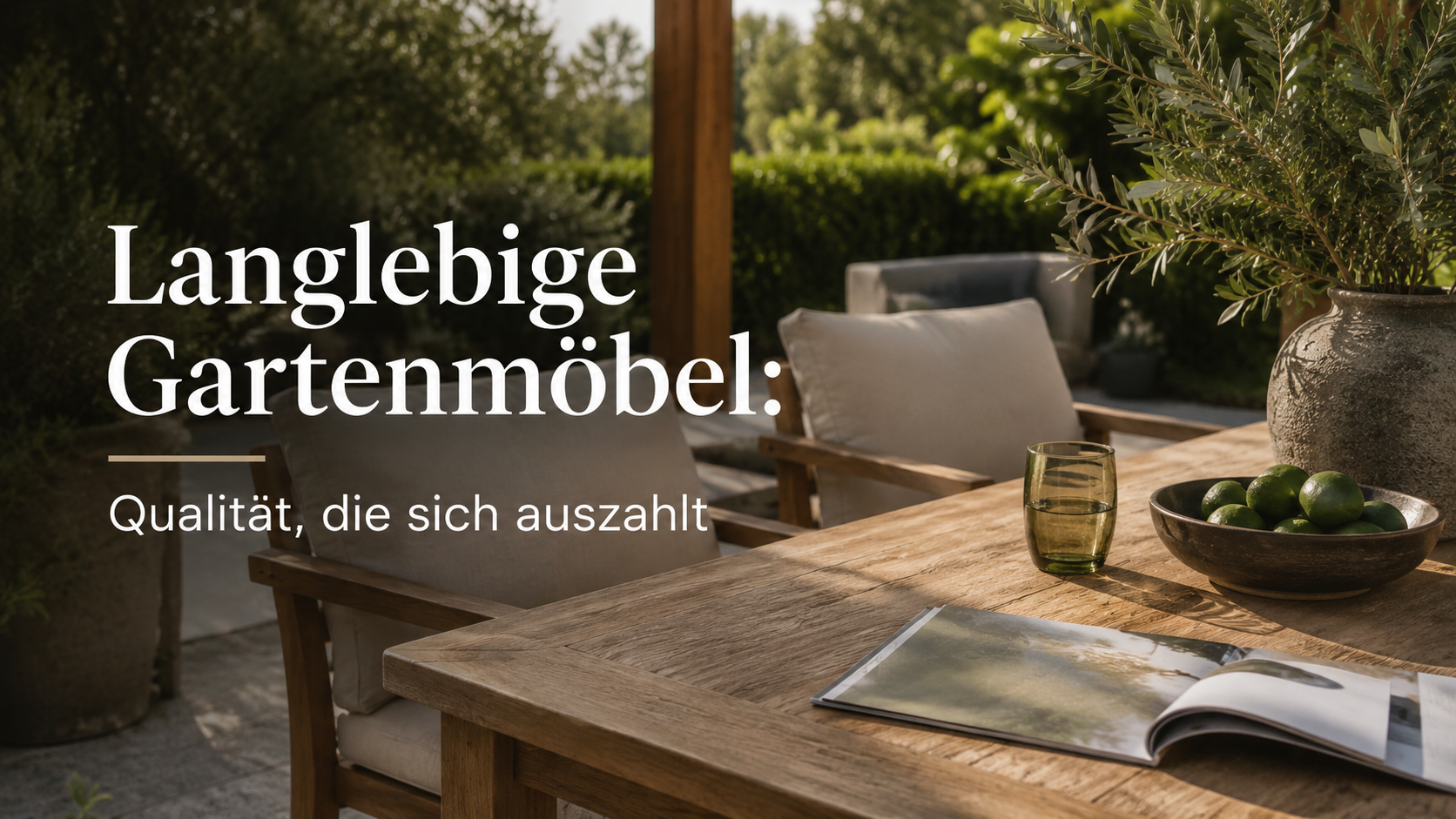 Wer billig kauft, kauft zweimal – auch bei Gartenmöbeln?